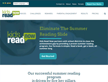 Tablet Screenshot of kidsreadnow.org